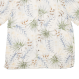 BATIK BAY Mens Hawaiian Shirt Beige Floral L
