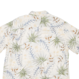 BATIK BAY Mens Hawaiian Shirt Beige Floral L