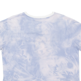 RALPH LAUREN SPORT Womens Tie Dye T-Shirt Purple V-Neck L