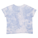 RALPH LAUREN SPORT Womens Tie Dye T-Shirt Purple V-Neck L