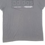 ADIDAS Mens T-Shirt Grey L
