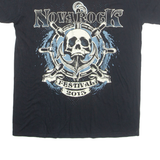 GILDAN Nova Rock Festival 2013 Mens Band T-Shirt Black L
