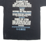 GILDAN Nova Rock Festival 2013 Mens Band T-Shirt Black L