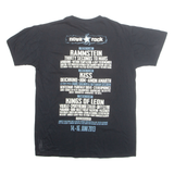 GILDAN Nova Rock Festival 2013 Mens Band T-Shirt Black L