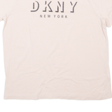 DKNY Womens T-Shirt Pink M