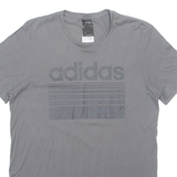 ADIDAS Mens T-Shirt Grey S