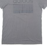 ADIDAS Mens T-Shirt Grey S