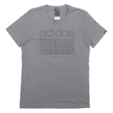 ADIDAS Mens T-Shirt Grey S