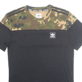 ADIDAS Camouflage Mens T-Shirt Black XS