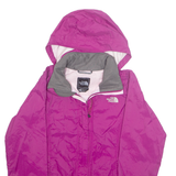 THE NORTH FACE Womens Rain Jacket Purple Hooded S
