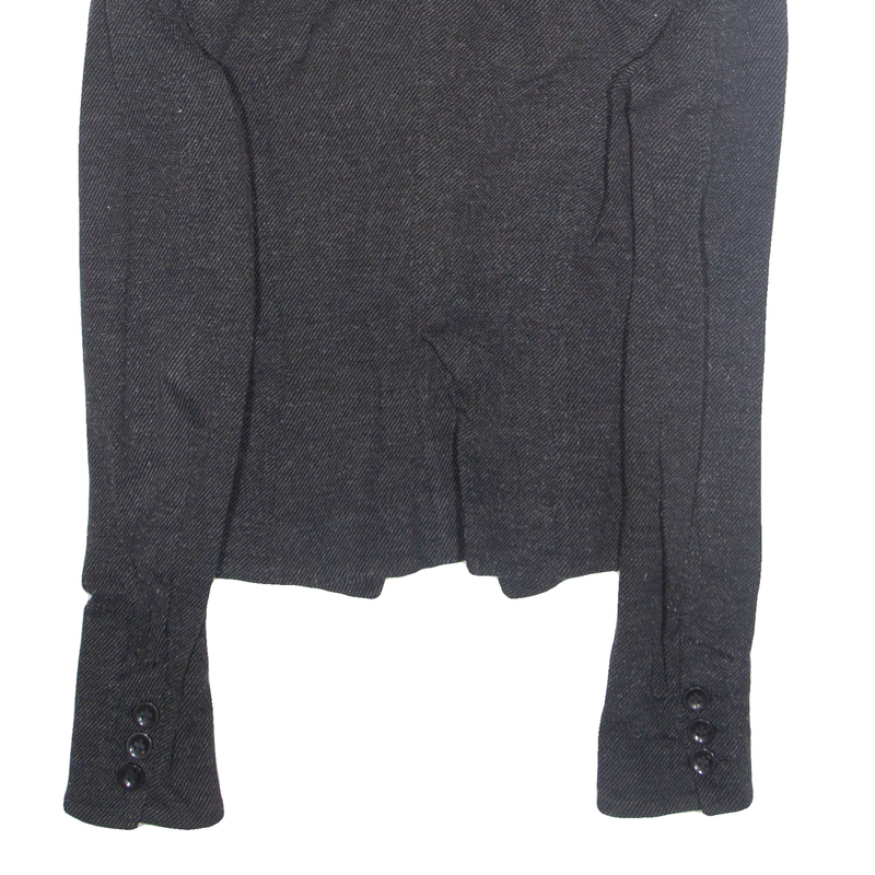 ARMANI JEANS Womens Blazer Jacket Grey Viscose S