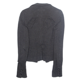 ARMANI JEANS Womens Blazer Jacket Grey Viscose S