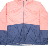 COLUMBIA Womens Rain Jacket Pink Hooded XL