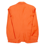 MAENA Womens Blazer Jacket Orange M