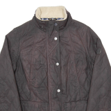 BARBOUR Bartlett Womens Quilted Jacket Brown UK 8