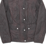 BARBOUR Bartlett Womens Quilted Jacket Brown UK 8