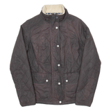 BARBOUR Bartlett Womens Quilted Jacket Brown UK 8