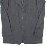 DOLCE & GABBANA Mens Blazer Jacket Grey Wool M