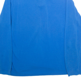 LACOSTE Mens Polo Shirt Blue Long Sleeve L