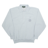 NORTHFIELD SPORTS Mens Polo Shirt Grey Long Sleeve L