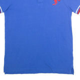 GIORDANO Mens Polo Shirt Blue M