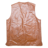 Mens Waistcoat Brown M