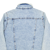 REFINERY REPUBLIC Mens Sherpa Lined Denim Jacket Blue M