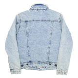 REFINERY REPUBLIC Mens Sherpa Lined Denim Jacket Blue M