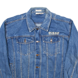 EXCALIBUR Mens Denim Jacket Blue USA 2XL