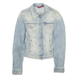 GUESS JEANS Womens Denim Jacket Blue S