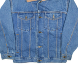 WOODLAKE Rock N Roll Marathon Mens Denim Jacket Blue S