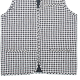 C & A Womens Blazer Waistcoat Black Gingham M