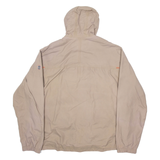 TIMBERLAND Mens Rain Coat Beige Nylon Hooded XL