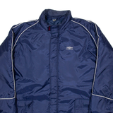 UMBRO Mens Puffer Coat Blue Nylon 2XL