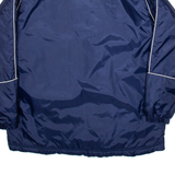 UMBRO Mens Puffer Coat Blue Nylon 2XL