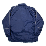 UMBRO Mens Puffer Coat Blue Nylon 2XL