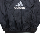 ADIDAS Mens Pullover Jacket Black Nylon L
