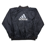 ADIDAS Mens Pullover Jacket Black Nylon L