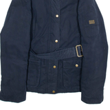 DIESEL Sherpa Lined Womens Overcoat Coat Blue M