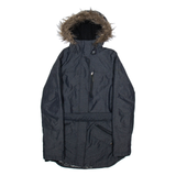 COLUMBIA Womens Parka Coat Grey Nylon Hooded S