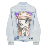 SAD SAC Womens Denim Jacket Blue S