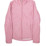 BENCH Sherpa Lined Womens Quilted Jacket Pink Hooded S