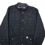 CARHARTT Womens Quilted Coat Black Nylon XL