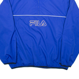FILA Mens Pullover Jacket Blue L