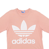 ADIDAS ORIGINALS Mens T-Shirt Pink Crew Neck S