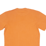 KARL KANI Mens T-Shirt Orange Crew Neck L