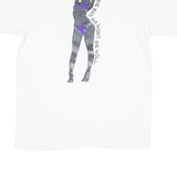 ROCKSMITH Mens T-Shirt White Crew Neck L