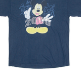 DISNEY MICKEY 2000 Mens T-Shirt Blue Crew Neck 2XL