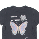 Butterfly Effect Mens T-Shirt Black Crew Neck S