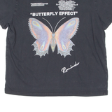 Butterfly Effect Mens T-Shirt Black Crew Neck S